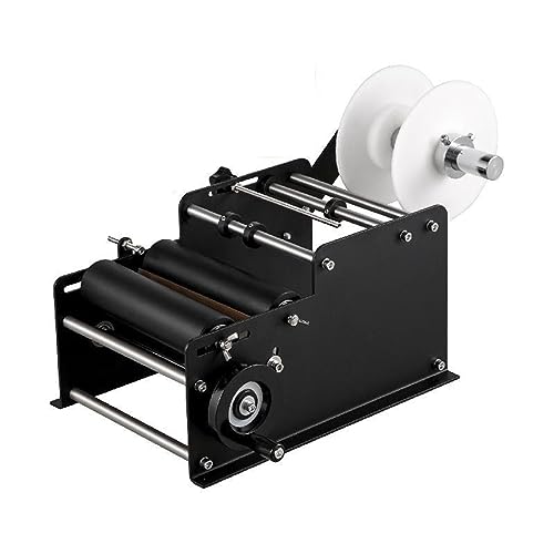 inBEKEA MT - 30 halbautomatische Flaschenetikettiermaschine Elektrischer Adhensive Drucker Applikator Mit Rund für Kunststoff Glas Metall von inBEKEA