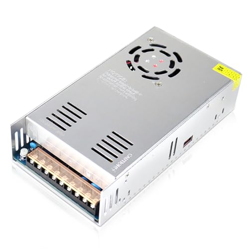 inShareplus 12V Netzteil 50A 600W, DC Universal Geregeltes Schaltnetzteil, Trafo 230V auf 12V LED-Treiber, Transformator, Adapter für LED-Streifenlicht, 3D-Drucker, Radio, Computerprojekt von inShareplus