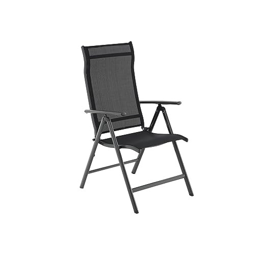 Gartenstühle - Outdoor Loungesessel - Lounge Sessel - Lounge - Klappstuhl - Rückenlehne in 8 Stufen verstellbar - belastbar bis 150 kg von inandoutdoormatch