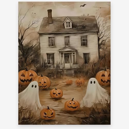 incstirup Niedliche Geister, Wandkunst, Geister, gruseliger Kürbis, Patch, Poster für Zuhause, Halloween, Party, Wanddekoration, Vintage-Herbst-Kunstdruck, Bild für Zimmer, Bauernhaus incstirup Niedliche Geister, Wandkunst, Geister, gruseliger Kürbis, Patch, Poster für Zuhause, Halloween, Party, Wanddekoration, Vintage-Herbst-Kunstdruck, Bild für Zimmer, Bauernhaus von incstirup