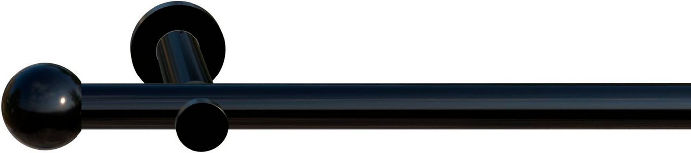 Gardinenstange Colombes, indeko, Ø 20 mm, 1-läufig, Wunschmaßlänge, verschraubt, Komplett-Set inkl. Montagematerial von indeko