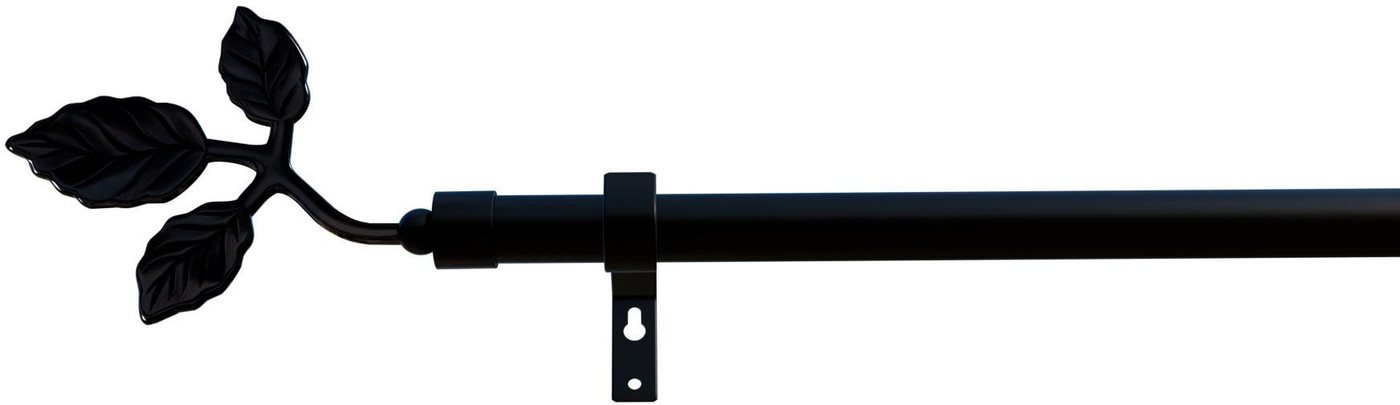 Gardinenstange Toskana, indeko, Ø 16 mm, 1-läufig, Wunschmaßlänge, mit Bohren, verschraubt, Eisen von indeko