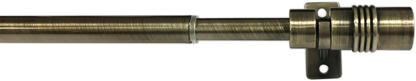 Scheibenstange Triest, indeko, Ø 10 mm, 1-läufig, ausziehbar, verschraubt, Eisen von indeko