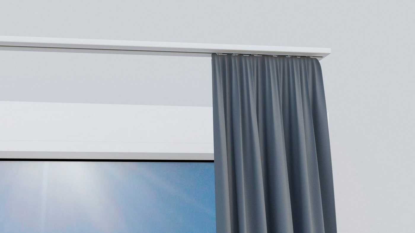 indeko Vorhangschiene Wendeschiene, 1-läufig, Aluminium, Innenlaufschiene 1- bis 4-läufig, Wunschmaßlänge indeko Vorhangschiene Wendeschiene, 1-läufig, Aluminium, Innenlaufschiene 1- bis 4-läufig, Wunschmaßlänge von indeko