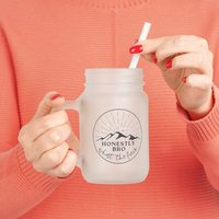 Bro Wtf Trinkglas | Lustiges Zitat Mason Jar Inspirierender Joke Mountains Kaffeeglas Dose Mit Henkeldeckel Und Stroh Naturfreund von indigohourapparel