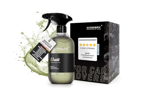 sudworx® 13 SUEDE PURIFIER - Reiniger für Wildleder, Mikrofaserstoffe, indivitara, Alcantara, Textil, Polster - entfernt Schmutz und Fett aus dem Material von indivitara