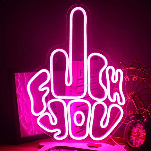 Wort Geste LED Schild Leuchtreklame für Wand Rosa LED Neon Sign Buchstabe Neon Schild Neon Bar Leuchtschild für Schlafzimmer Party Pub Game Zone Dekoration von ineonlife