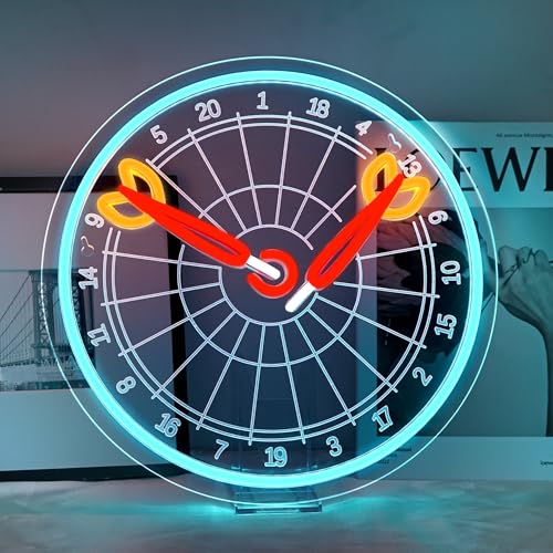 ineonlife Dart Neon Schild, Dart Board Led Schild Dartscheibe Leuchtreklame für Wand, Game Neon Sign für Bier Bar Resturant Wohnzimmer Schlafzimmer Männerhöhle Party Home Dekor Store Geschenke ineonlife Dart Neon Schild, Dart Board Led Schild Dartscheibe Leuchtreklame für Wand, Game Neon Sign für Bier Bar Resturant Wohnzimmer Schlafzimmer Männerhöhle Party Home Dekor Store Geschenke von ineonlife