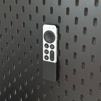 Ikea Skadis Apple Tv Remote Halter - Siri Wandhalterung | 2. & 3. Gen, 3D Druck, Pegboard Zubehör, Fernbedienung von ines3Dmanufaktur