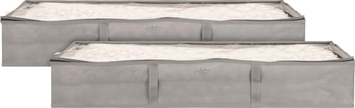 infactory 2er-Set Faltbare Unterbett-Aufbewahrungstaschen mit Tragegriffen, 65 l infactory 2er-Set Faltbare Unterbett-Aufbewahrungstaschen mit Tragegriffen, 65 l von infactory