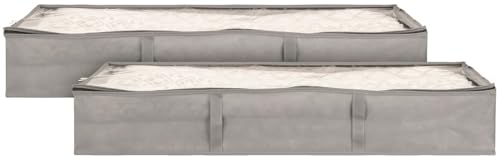 infactory 2er-Set Faltbare Unterbett-Aufbewahrungstaschen mit Tragegriffen, 90 l infactory 2er-Set Faltbare Unterbett-Aufbewahrungstaschen mit Tragegriffen, 90 l von infactory