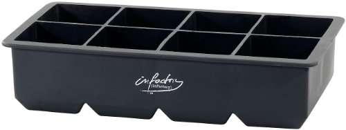 infactory XXL-Eiswürfelform für 8 Eiswürfel, 5x5 cm (1 Liter Wasser) von infactory