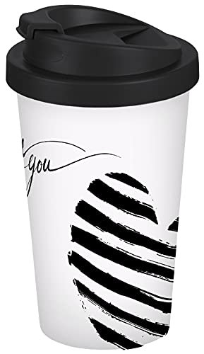 Coffee to go Becher Love You 400ml von infinite by GEDA LABELS (INFKH)