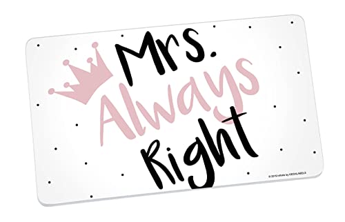 Frühstücksbrettchen Mrs. Always Right von infinite by GEDA LABELS (INFKH)