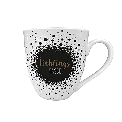 Jumbo Tasse Home Time Lieblingstasse Dots 560ml von infinite by GEDA LABELS (INFKH)