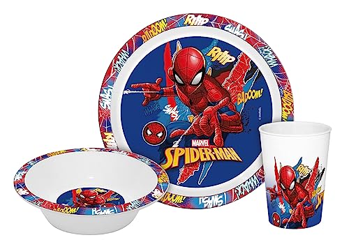 Kindergeschirr Spiderman Kids 3teilig PP von infinite by GEDA LABELS (INFKH)