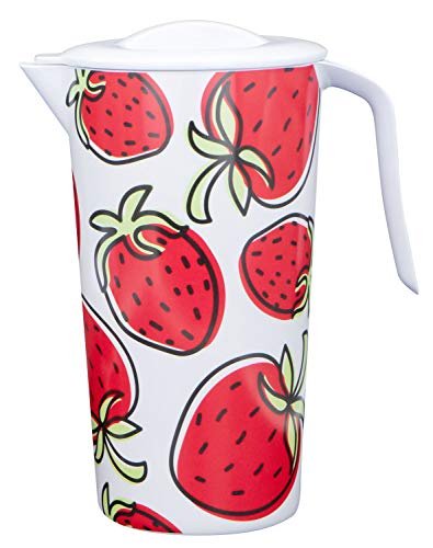 Krug mit Deckel Erdbeeren 1,5l von infinite by GEDA LABELS (INFKH)