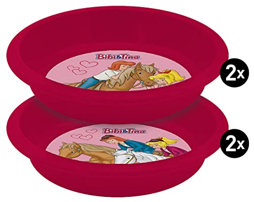 Müslischale Bibi & Tina mit Pferden 4er Set 300ml von infinite by GEDA LABELS (INFKH)