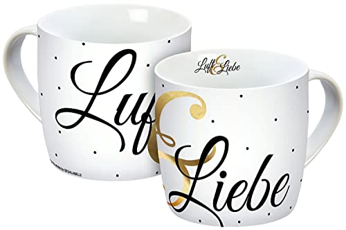 Tasse Luft & Liebe 300ml Echtgold von infinite by GEDA LABELS (INFKH)
