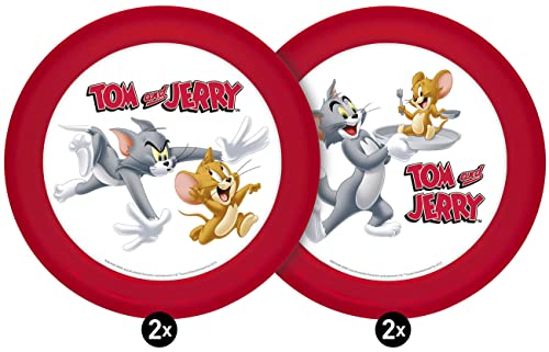 Teller Tom & Jerry 4er Set 21cm von infinite by GEDA LABELS (INFKH)