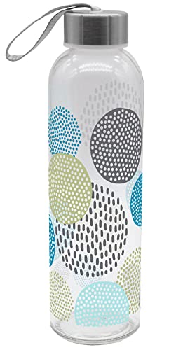 Trinkflasche Skandinavien Design 500ml Glas von infinite by GEDA LABELS (INFKH)