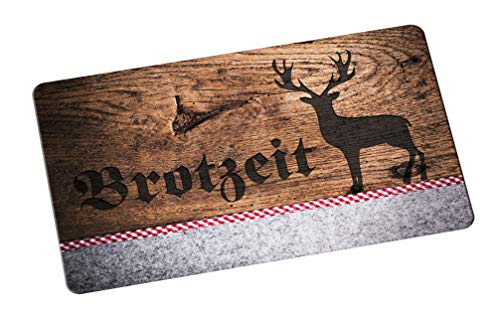 infinite by GEDA LABELS (INFKH) 13405 Oktoberfest Hirsch Brotzeit Brotbrett, Frühstücksbrett, Frühstücksbrettchen, Brett, Brettchen, Braun von infinite by GEDA LABELS (INFKH)