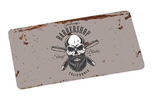 infinite by GEDA LABELS (INFKH) 13661 Totenkopf Barber Skull Brotbrett, Frühstücksbrett, Frühstücksbrettchen, Brett, Brettchen, Melamin, Beige von infinite by GEDA LABELS (INFKH)