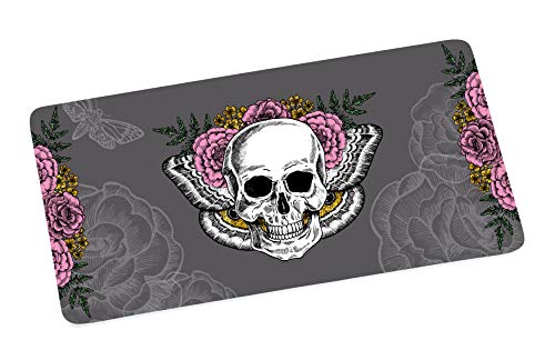 infinite by GEDA LABELS (INFKH) 13664 Totenkopf Lady Skull Brotbrett, Frühstücksbrett, Frühstücksbrettchen, Brett, Brettchen, Melamin, Grau von infinite by GEDA LABELS (INFKH)