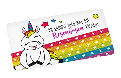 infinite by GEDA LABELS (INFKH) 15942 Einhorn Bunt Regenbogen küssen Brotbrett, Frühstücksbrett, Frühstücksbrettchen, Brett, Brettchen, Mehrfarbig von infinite by GEDA LABELS (INFKH)