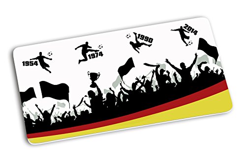 infinite by GEDA LABELS (INFKH) Brettchen Fussball Jahreszahlen Frühstücksbrett Melamin, Bunt, 23,5 x 14,5 x 0,5 cm von infinite by GEDA LABELS (INFKH)