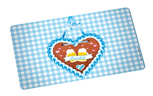 infinite by GEDA LABELS (INFKH) Brettchen Oktoberfest Lausbub Frühstücksbrett Melamin, Mehrfarbig, 23,5 x 14 x 0.5 cm von infinite by GEDA LABELS (INFKH)