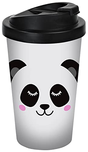 infinite by GEDA LABELS (INFKH) Coffee to go Becher Panda Gesicht 400ml von infinite by GEDA LABELS (INFKH)