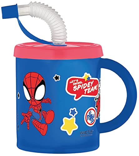 infinite by GEDA LABELS (INFKH) Trinkbecher Spidey 210ml mit Strohhalm von infinite by GEDA LABELS (INFKH)