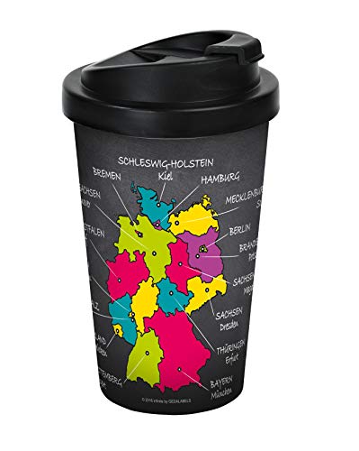 Coffee to go Becher Bundesländer 400ml von infinite by GEDA LABELS