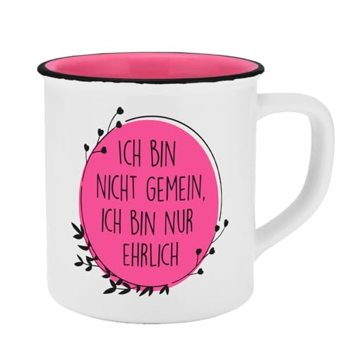 Tasse Ehrlich Emaille-Optik 400ml von infinite by GEDA LABELS