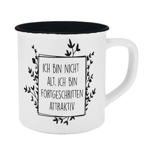 Tasse Fortgeschritten attraktiv Emaille-Opt. 400ml von infinite by GEDA LABELS