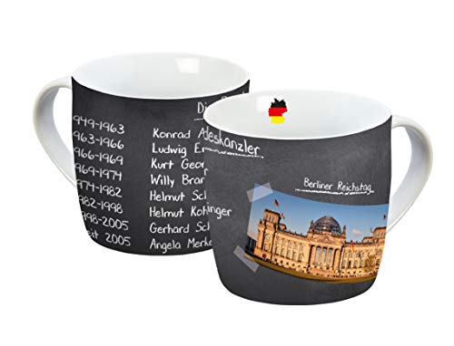 infinite by GEDA LABELS 13570 Bundeskanzler Tasse, Porzellantasse, Kaffeetasse, Porzellan, 300 milliliters von infinite by GEDA LABELS