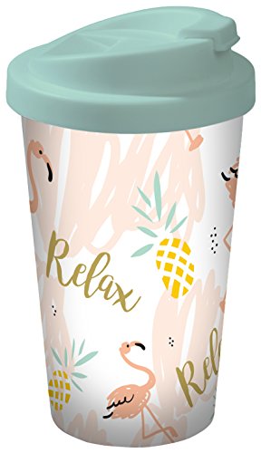 infinite by GEDA LABELS Flamingo Relax Coffee to go Becher, Kunststoff, Mehrfarbig, 9 x 9 x 17 cm infinite by GEDA LABELS Flamingo Relax Coffee to go Becher, Kunststoff, Mehrfarbig, 9 x 9 x 17 cm von infinite by GEDA LABELS
