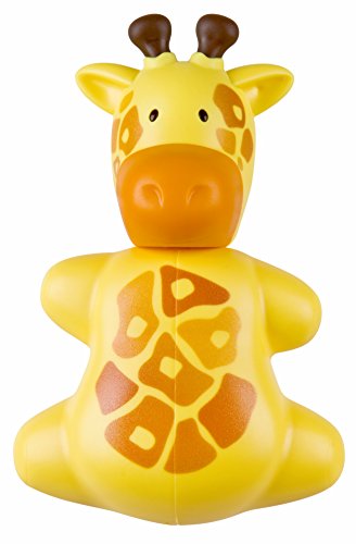 infinite by GEDA LABELS Fun Animal Giraffe Zahnbürstenhalter, ABS & PVC, Gelb, 8,5 x 5,5 cm von infinite by GEDA LABELS