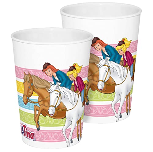 infinite by GEDA LABELS Trinkbecher Bibi & Tina 2er Set 330ml, Bunt, 16616 von infinite by GEDA LABELS