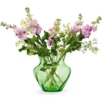 In Flore Emma Kristallglas Vase, Grün von inflorehome