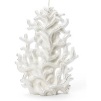 In Flore Koralle Kerze, Perle Weiß von inflorehome