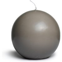 In Flore Victoria Handgefertigte Kugelkerze, 10 cm, Grau, 2Er-Pack von inflorehome