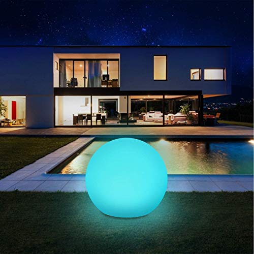 Solarlampen für außen, infray Solarleuchten für außen, Solar Gartenleuchten 30cm Solarkugel mit 9 Modi Leuchte, IP67 Wasserdicht LED Solarleuchten von infray