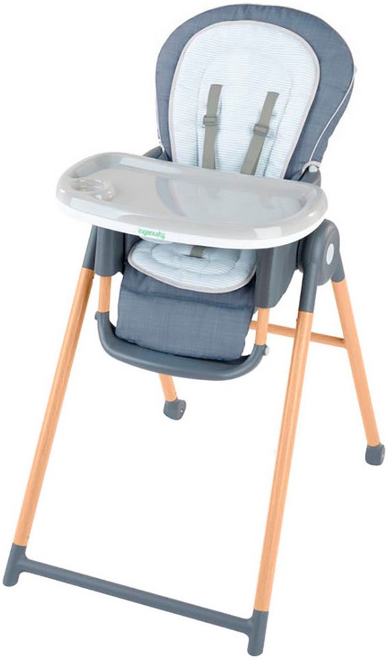 ingenuity Hochstuhl Proper Positioner™ 7-in-1 Deluxe High Chair - Chambray von ingenuity
