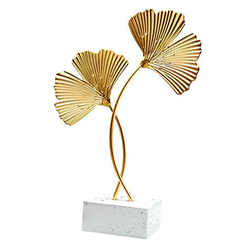 inheming Cenyo Metal Ginkgo Leaf Ornaments, Gold Ginkgo Leaf Desktop Decoration Sculpture, Modern Creative Home Décor Accents Statue for Office, Bedroom, Bookshelf inheming Cenyo Metal Ginkgo Leaf Ornaments, Gold Ginkgo Leaf Desktop Decoration Sculpture, Modern Creative Home Décor Accents Statue for Office, Bedroom, Bookshelf von inheming