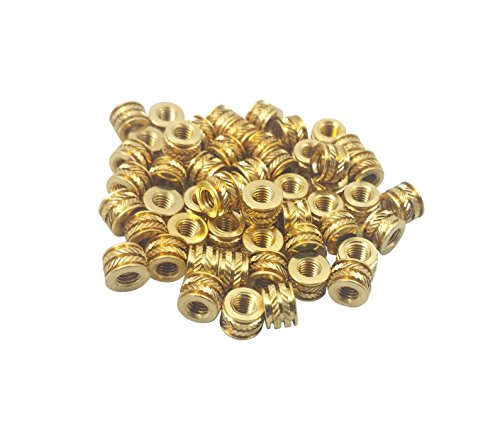 Getue [initeq] M3-0.5 Threaded Heat Set Inserts for 3D Printing (100, Short) von initeq