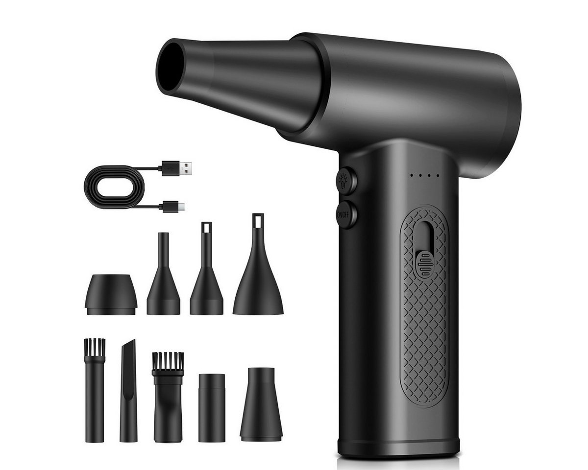 inkint Akku-Handstaubsauger Elektrische Staubgebläse,Air Duster,Wiederaufladbar Druckluftspray, Beutellos, 130.000 U/min, 2×2500 mAh, USB-C-Laden inkint Akku-Handstaubsauger Elektrische Staubgebläse,Air Duster,Wiederaufladbar Druckluftspray, Beutellos, 130.000 U/min, 2×2500 mAh, USB-C-Laden von inkint