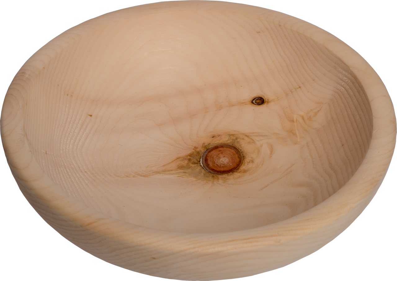 inn art dESIGN Schüssel Holz-Schüssel aus Zirbe ∅ 25 cm, Zirben-Schale mit Holz-Oberfläche Natur von inn art dESIGN