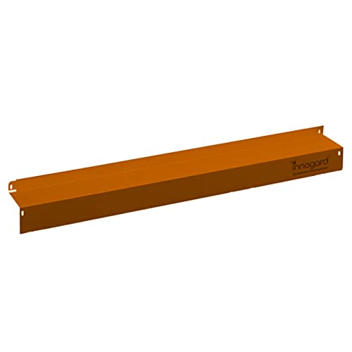 innogard 6005 – Rasenkante Comfort XXL – Corten-Stahl – 100x10x8 cm Beet-Einfassung, breit befahrbar, 3 cm Höhe zum Beet von innogard